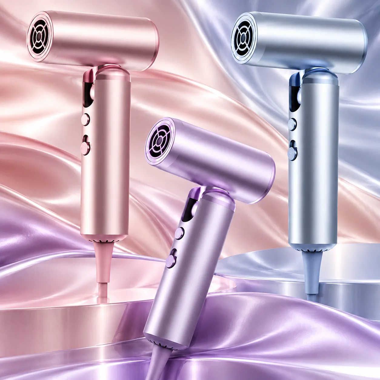 مجفف الشعر highdryer MXL18 mini القابل للطي والمحمول